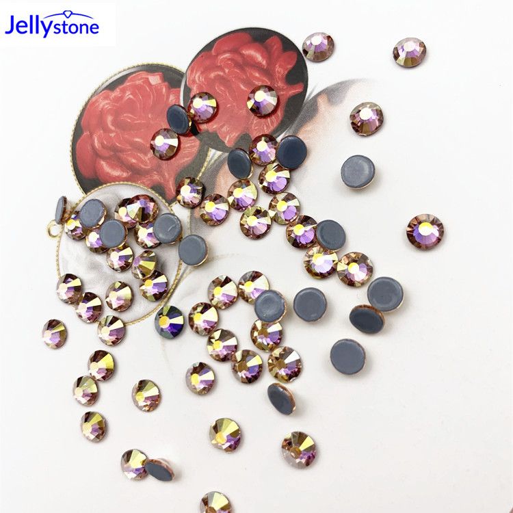 Jellystone Champagne BS8 Reinforcement glue crystal beads 500 Row DIY mobile phone case nail ornament thumbnail