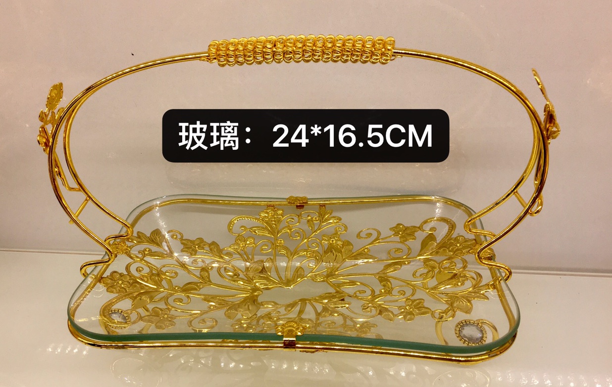 欧式铁艺水果篮创意可拆装水果盘水果收纳篮家居摆件
JGP124S-H产品图