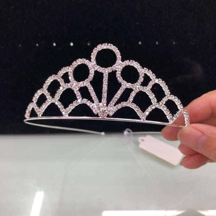 Sell like hot cakes South Korea children crown hair ornaments boutique headwear South Korean popular hair hoop king over water diamond child head hoop head buckle Specification drawing