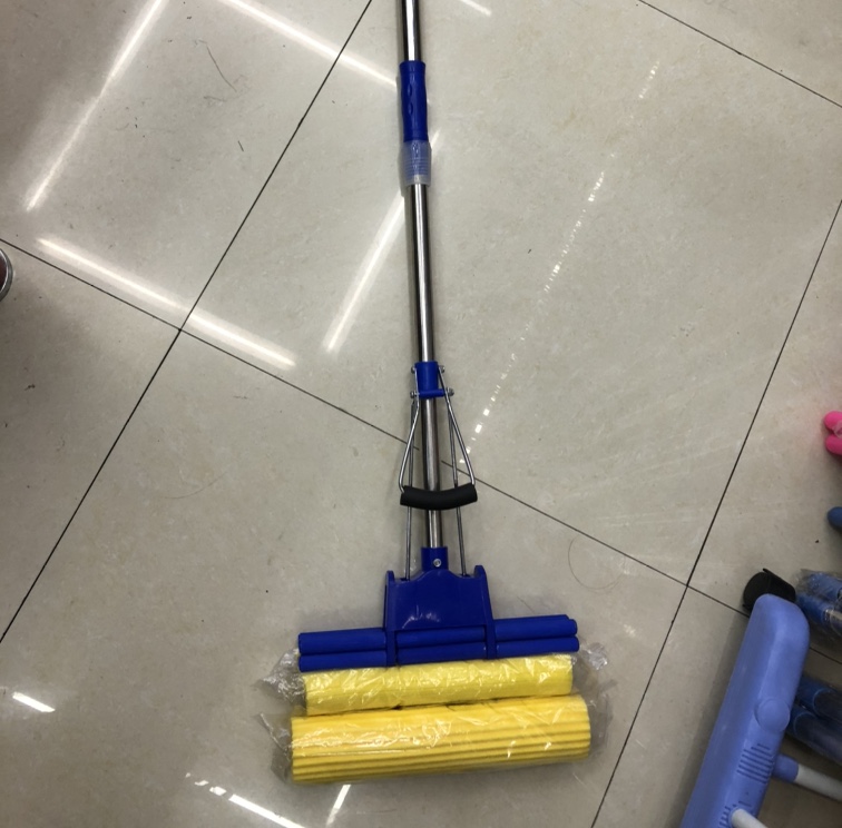 伸缩不锈钢PVA拖把细节图