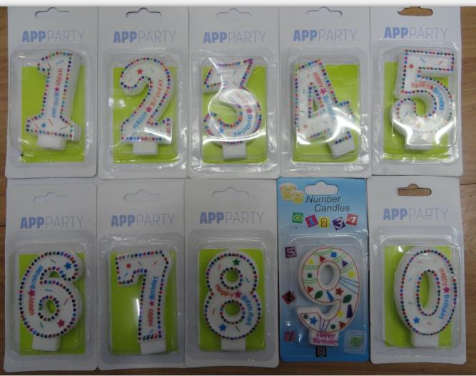 Happybirthday Circle Candles Birthday Candles