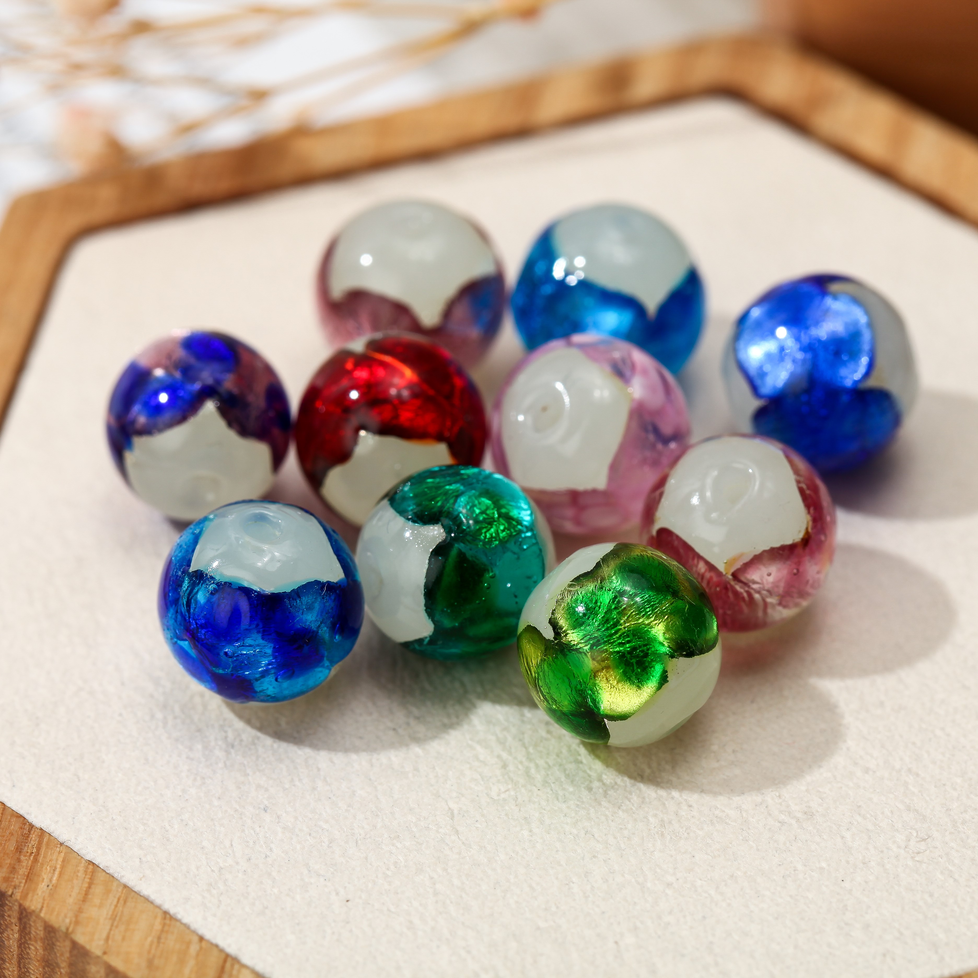 Días de azulejo japonés color dot azulejo bead antigua técnica artesanal perlas sueltas DIY pulsera accesorios fábrica al por mayor detail image 15