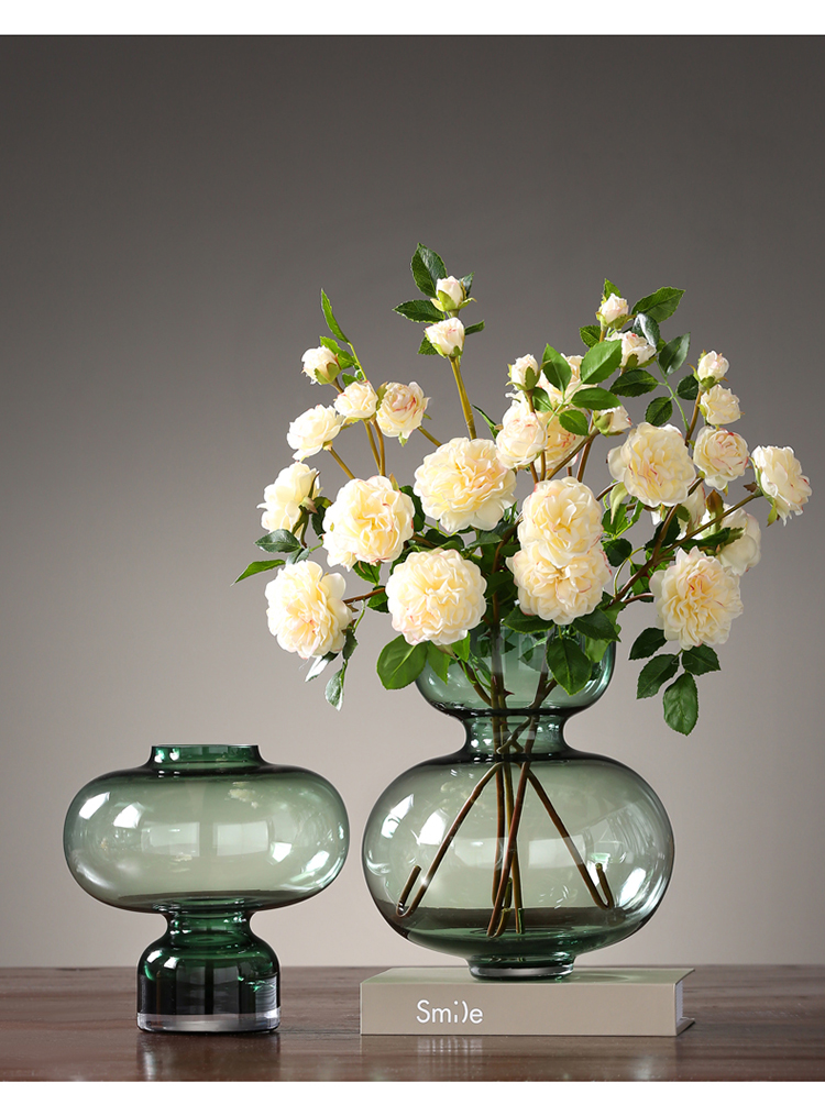 简约现代轻奢玻璃花瓶透明水培插花瓶北欧客厅餐桌家居装饰品摆件详情图3