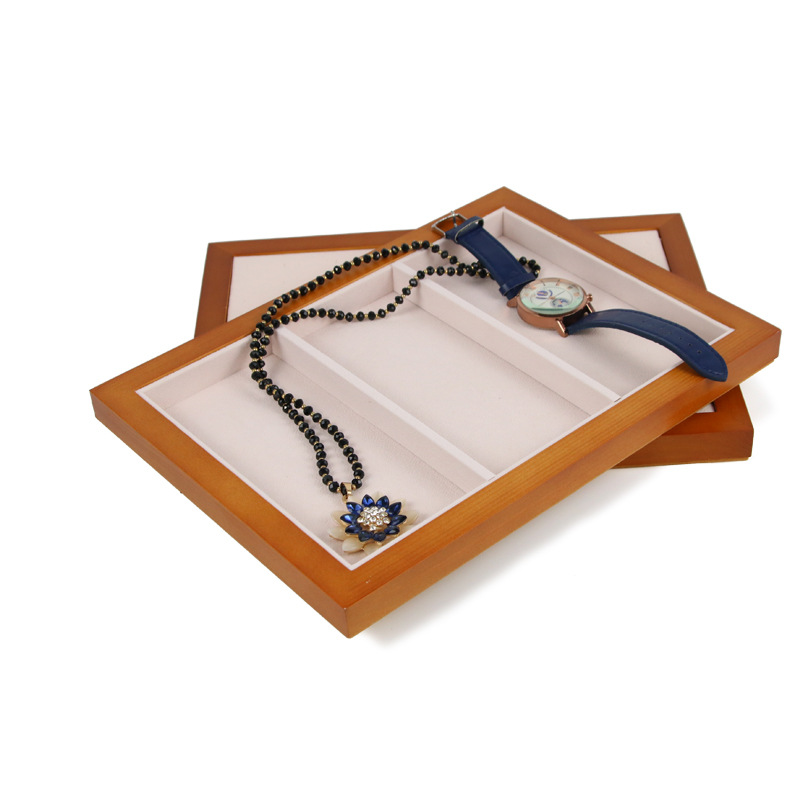 Make used microfiber series earrings necklace ring tray