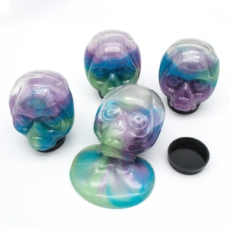 Slime Starry sky mud mix color pearl crystal mud ghost face Halloween children trick or treat toys