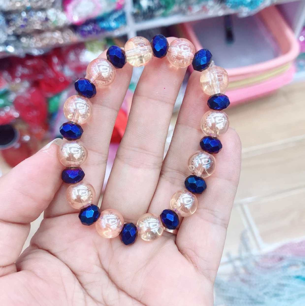 手链/百搭/琥珀金手链产品图