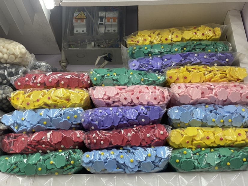 Jewelry Accessories, Resin Beads With Flowers details Picture