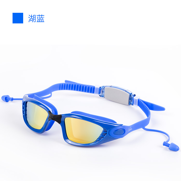 Feiduo swimming goggles, electroplated swimming goggles, adult swimming goggles, waterproof and anti-fog glasses, adult swimming goggles case detail image 4