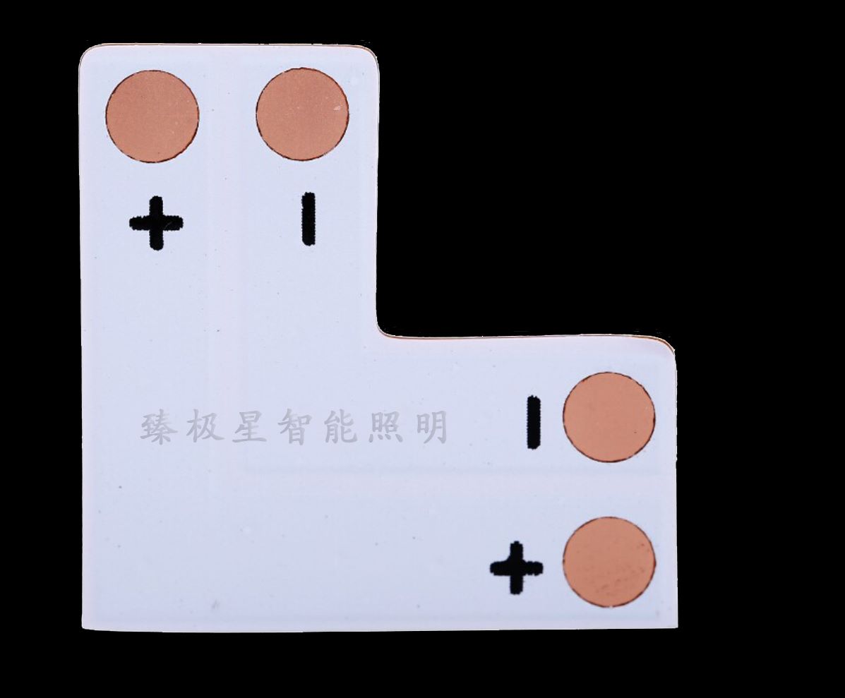 Wholesale supply LED soft light strip SMD3528 bare board PCB adapter board manufacturers direct 8mm wide L type details Picture