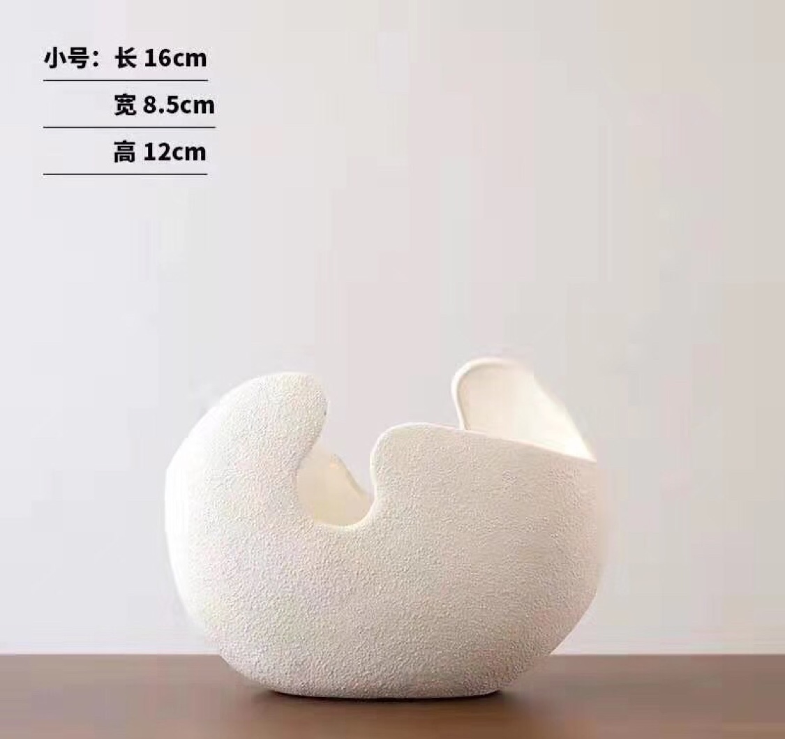简约北欧风格绿萝创意花盆陶瓷铜钱草碗莲睡莲无孔水培金钱草