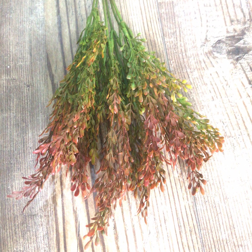 Phalaenopsis artificial flowers, sweet potato leaf dried flower arrangements, gladiolus artificial flower decorations, indoor living room background wall flower art details Picture