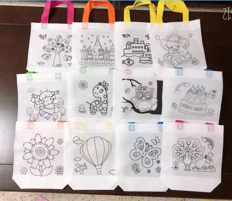 Diy涂色无纺布产品图