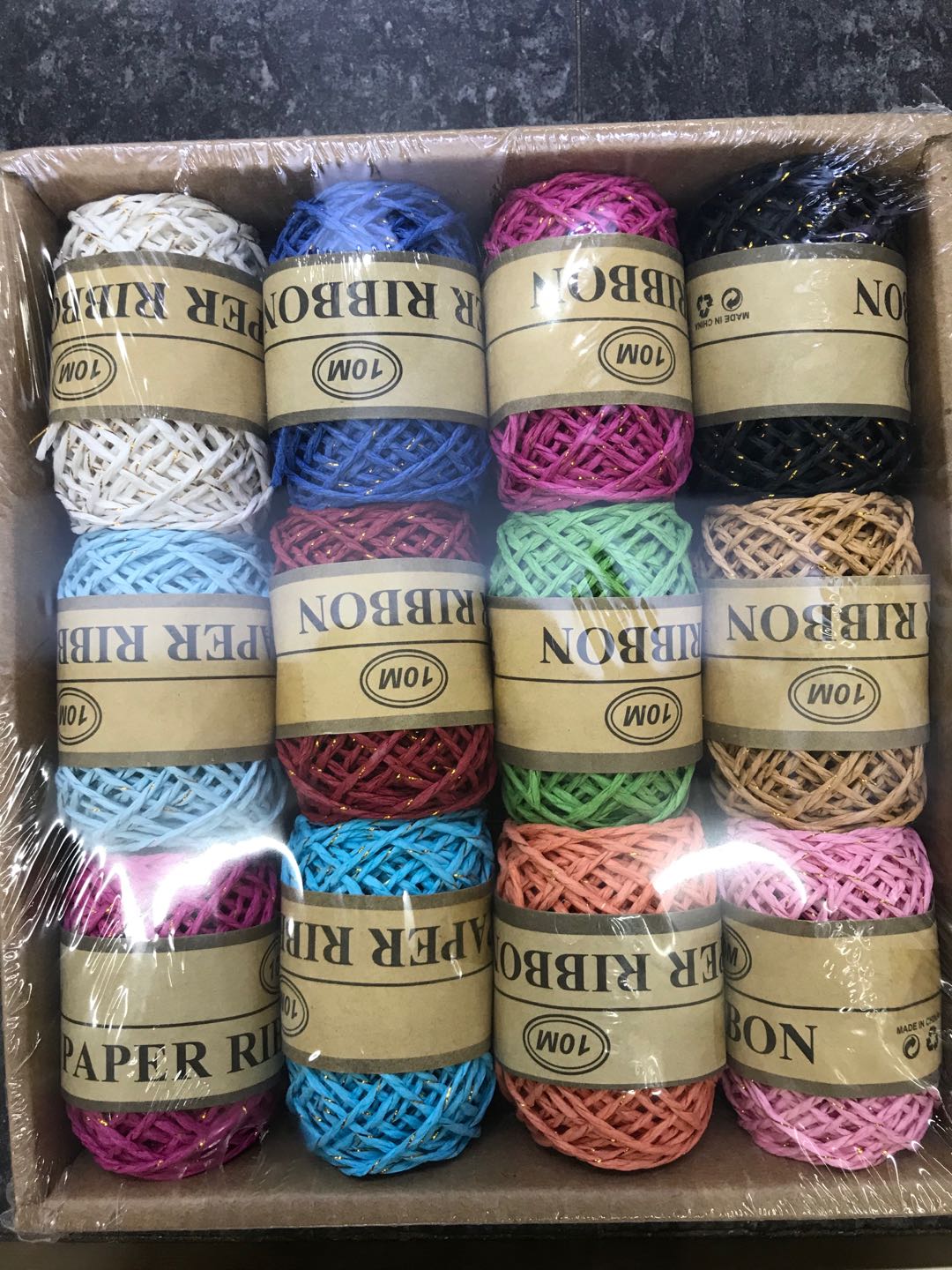 10 m gold wire paper rope thumbnail