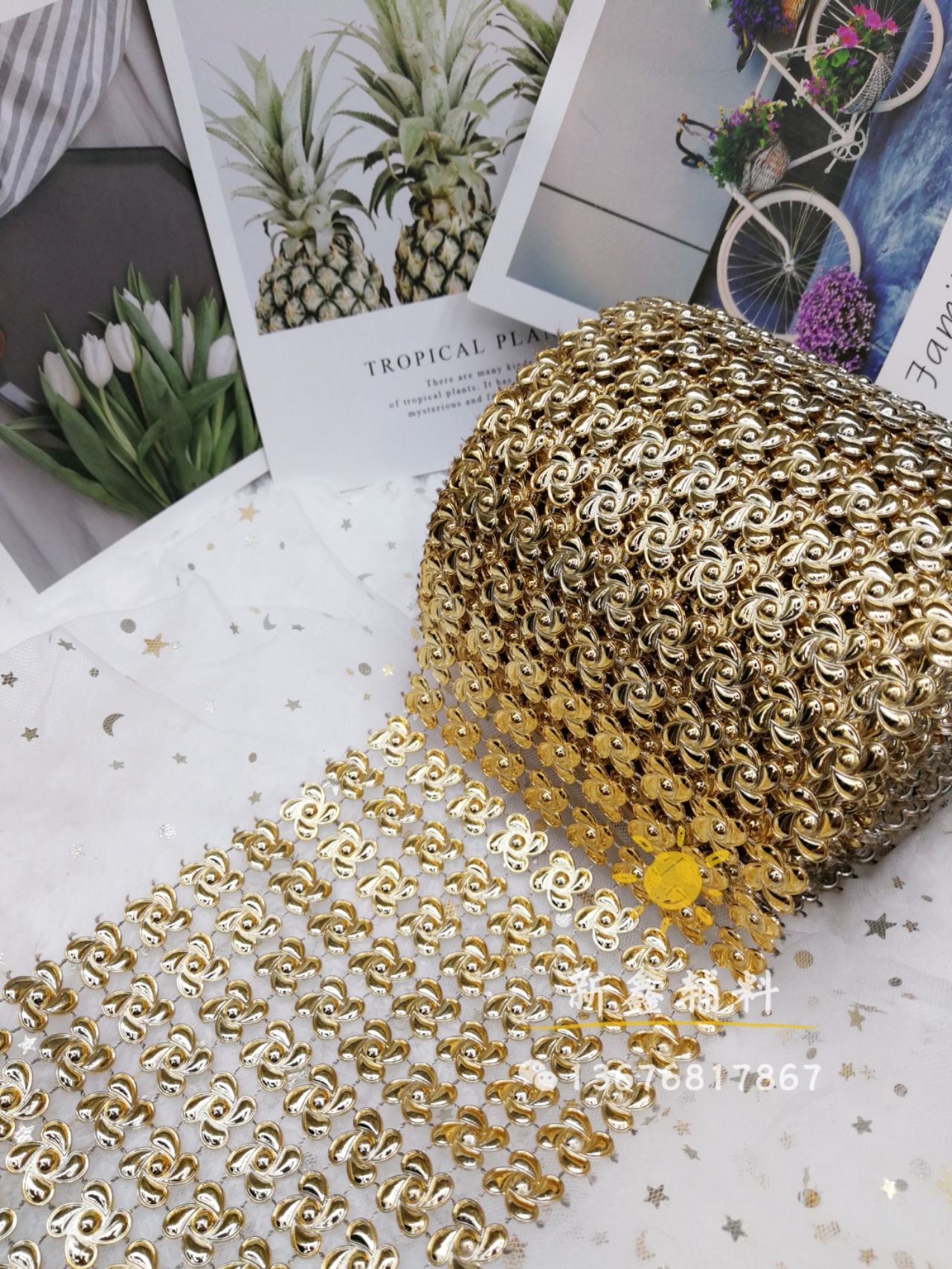 箱包鞋子工艺品家纺用品桌旗等服装辅料钻饰配件多排线钻网钻排钻详情图3