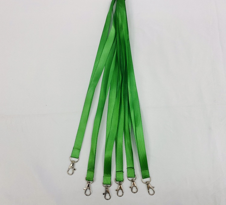 Certificate lanyard 1.5cm wide silk rope suture line iron hook 10 colors optional thumbnail