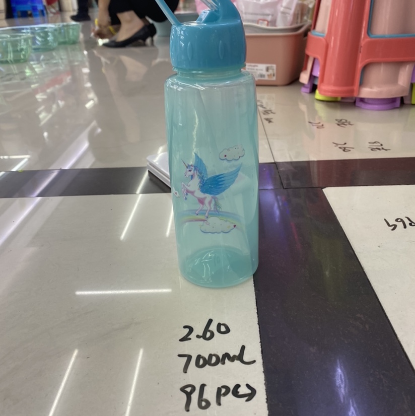 可爱小马吸管水瓶