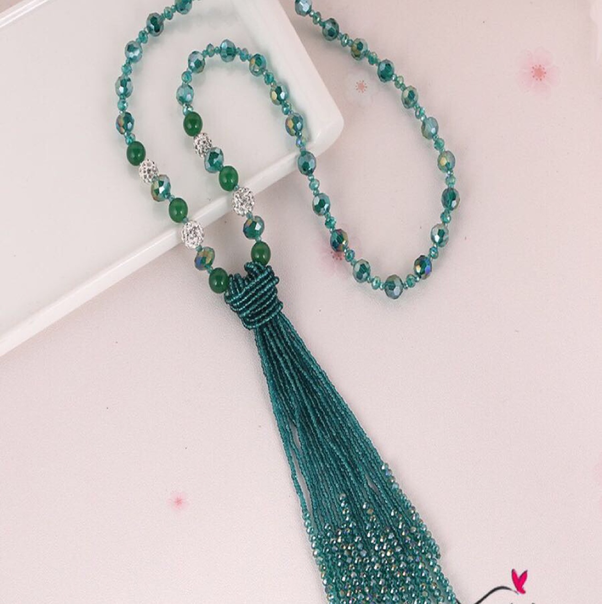 New crystal agate chain
