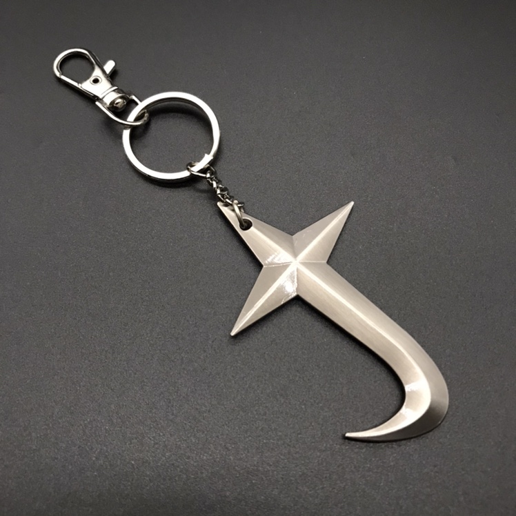 New anime merchandise: Assassin 5, 6, 7, 7, Mei 13, darts, scissors, alloy weapon model, keychain, pendant, Assassin token Application Scenario
