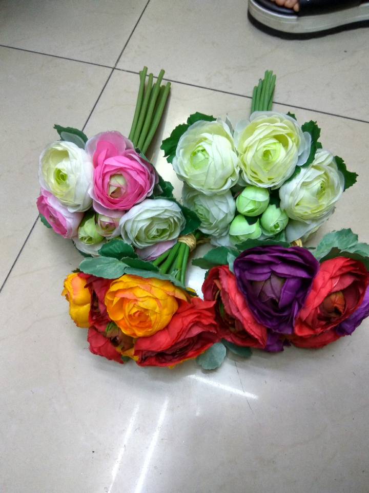 仿真花，手捧茶高仿郁金香，玫瑰花瓣，玫瑰，菊花，兰花，绣球花，尤加利藤条，满天星，春草，Pu迷你郁金香，太阳花，仿真水果