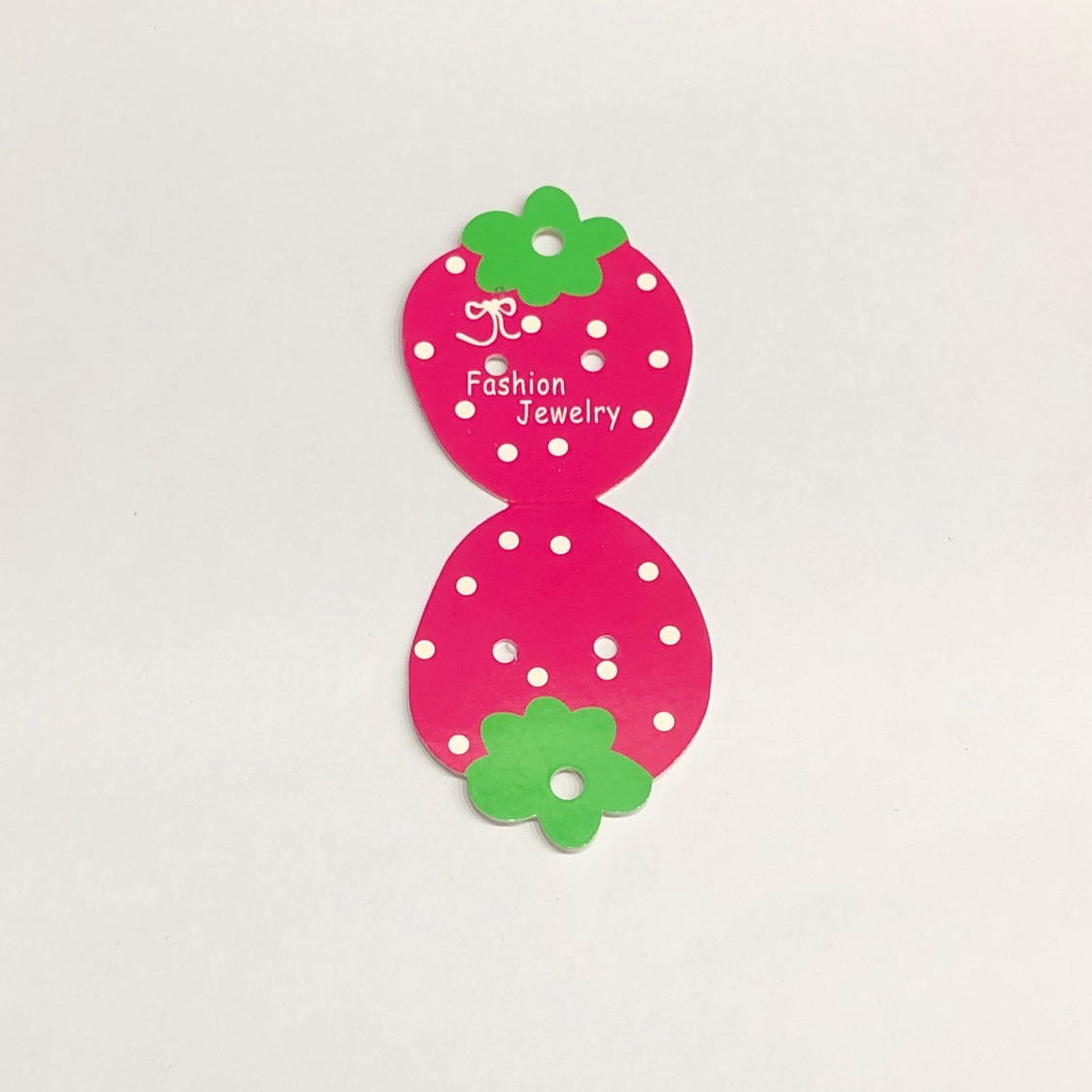 Manufacturers direct paper card jewelry packaging customized strawberry discount card 4.5*11 thumbnail