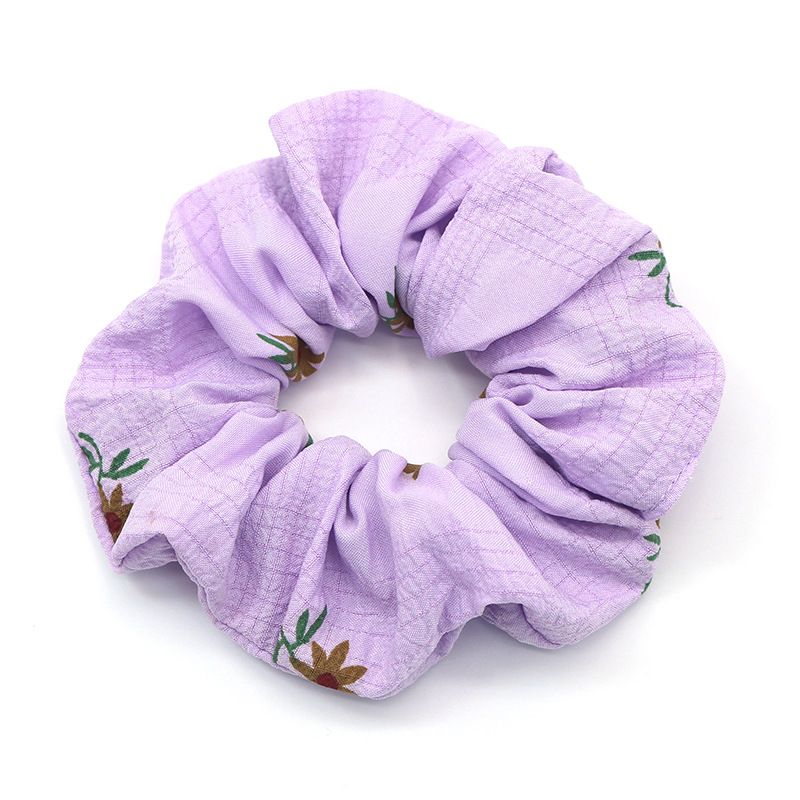 Summer flowers ~ Sweet fabric hair tie, French Daisy hair band, headband, girlish large intestine circle floral hair accessory Specification image
