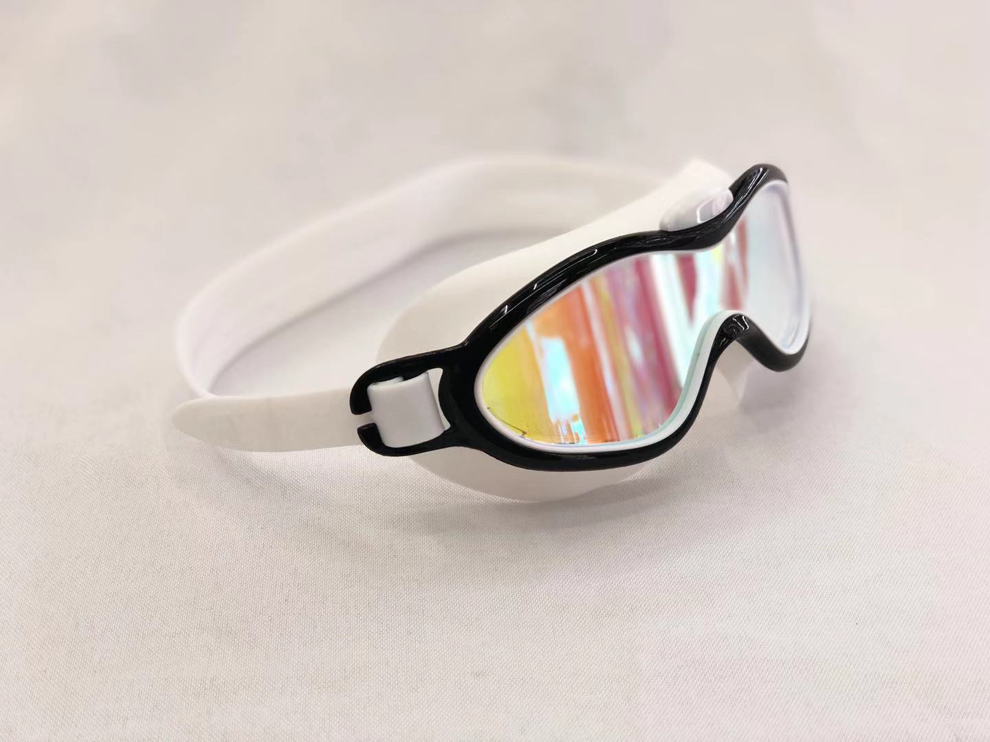 Feiduo Factory direct sales of new children's electroplated swimming goggles, swimming goggles, waterproof and anti-fog swimming goggles detail image 2