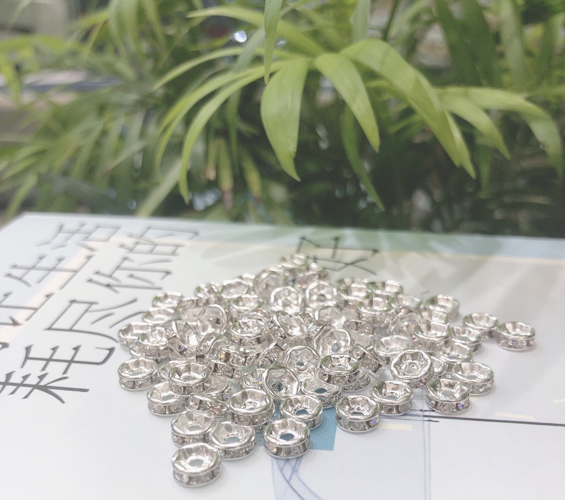 6mm straight edge diamond ring: silver, gold, Kc gold, white K, gun black, rose gold details Picture