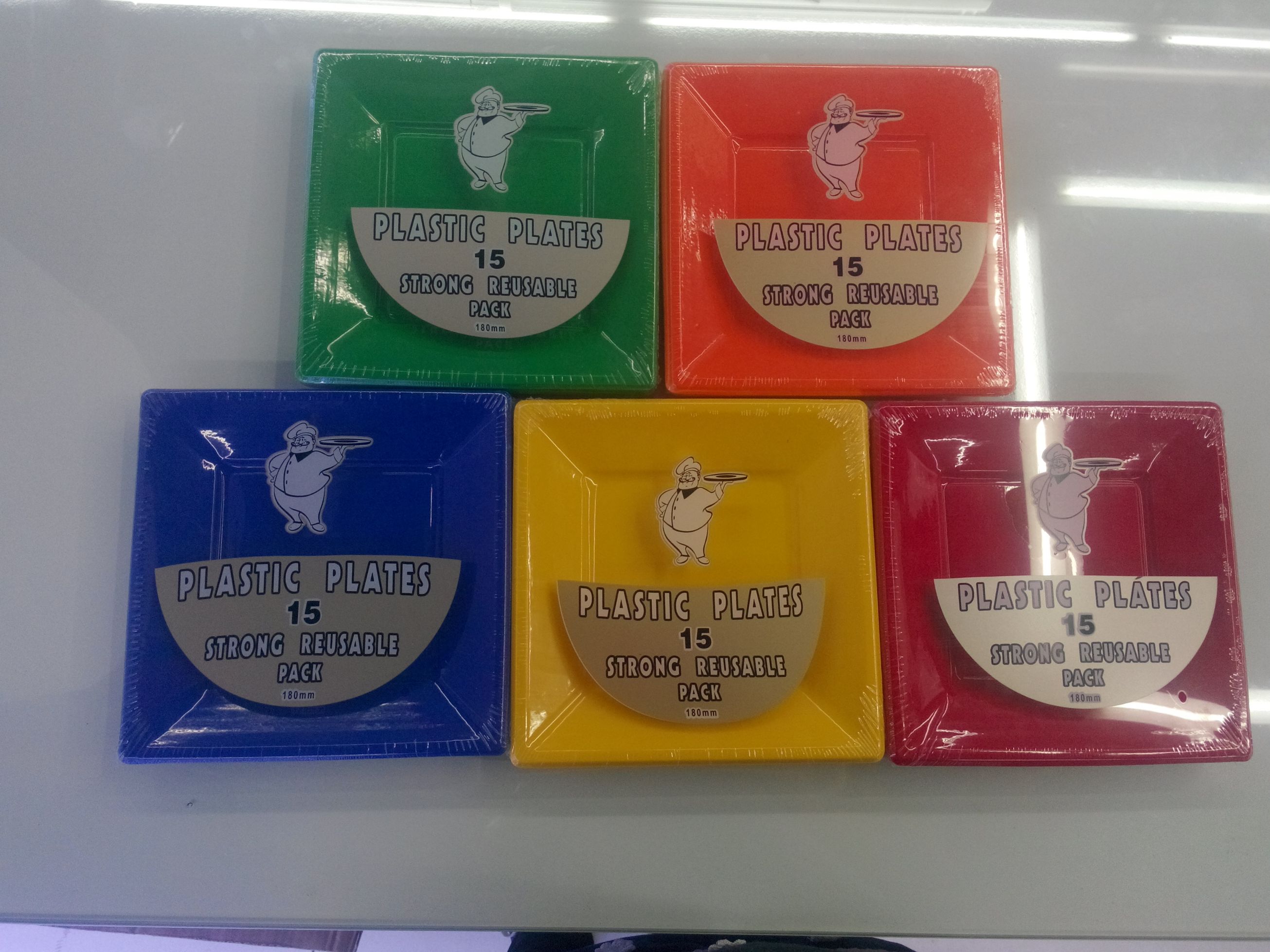 Plastic Color Square Plate, Disposable Plastic Plate, Ps Color Plate, 7 Inch Color Plastic Plate, Birthday Supplies Plate, Birthday Party Plate