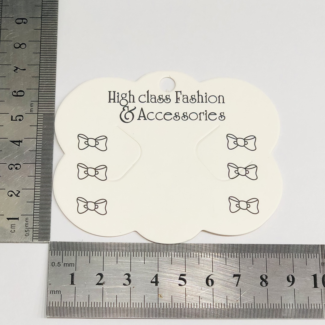 Factory direct sales of paper cards, jewelry packaging, customized hairpin cards, 7*8.5 plastic cards details Picture