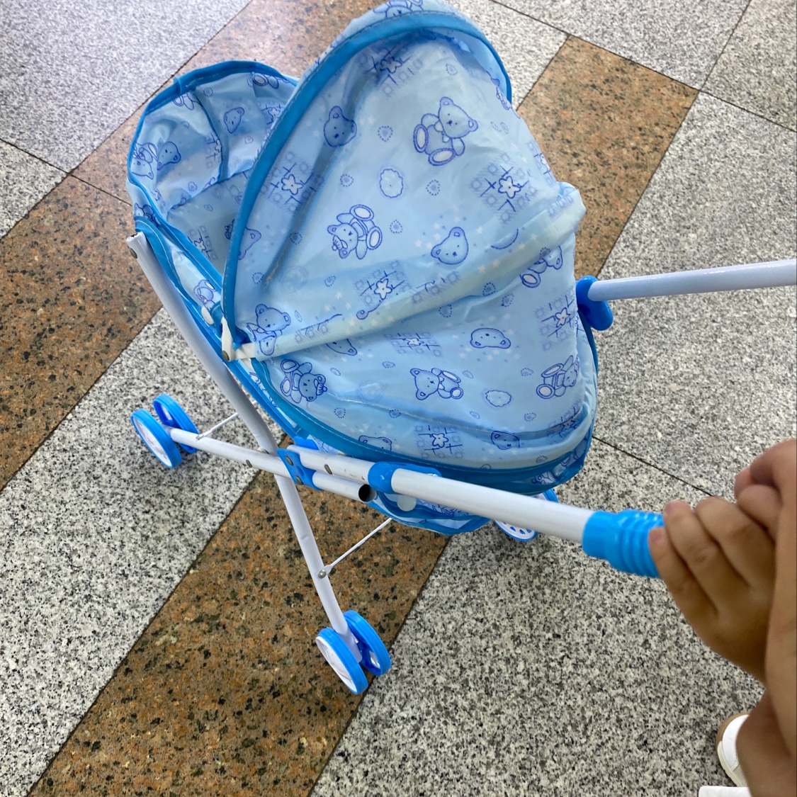 推车蓝色产品图