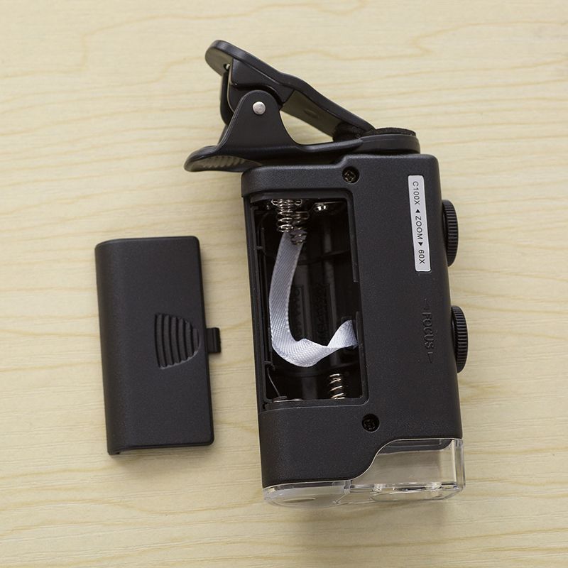 Mobile phone clip-on optical LED microscope Specification image