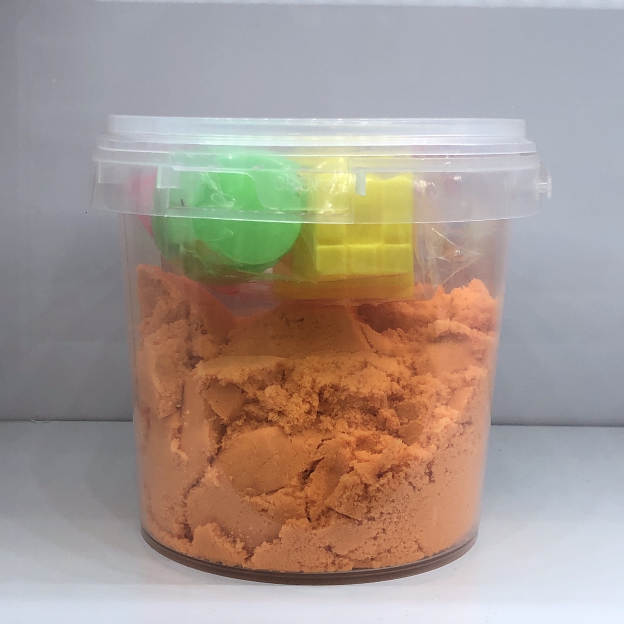 Medium bucket with mould safety environmental protection toy sand magic sand space sand thumbnail