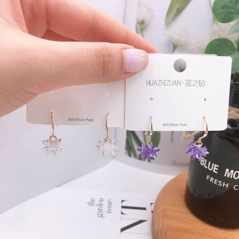 Purple ice earrings from Dongdaemun, South Korea thumbnail