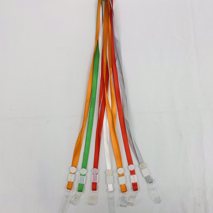 Certificate lanyard 1 cm wide silk rope leather strip thumbnail