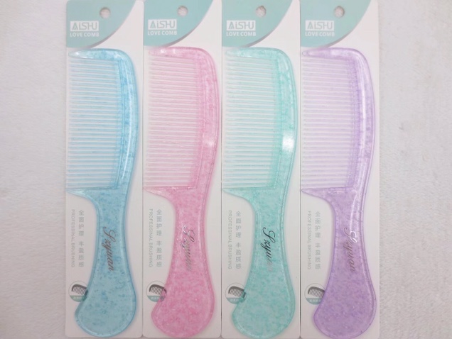 666-1 Thickening comb thickening folding comb hair comb color comb thickening tooth anti-static portable daily comb wholesale thumbnail