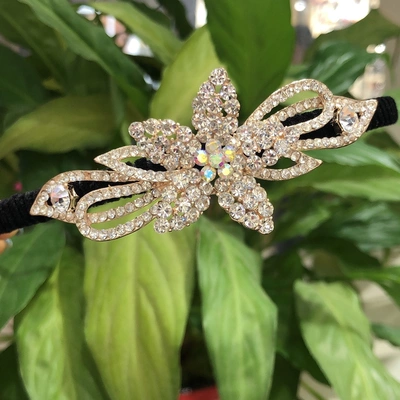 New Korean Fashion Pearl Rhinestone Alloy Head Band Hairpin Hairpin Jewelry New Korean Fashion Rhinestone Alloy Head Band Hairpin Jewelry 4