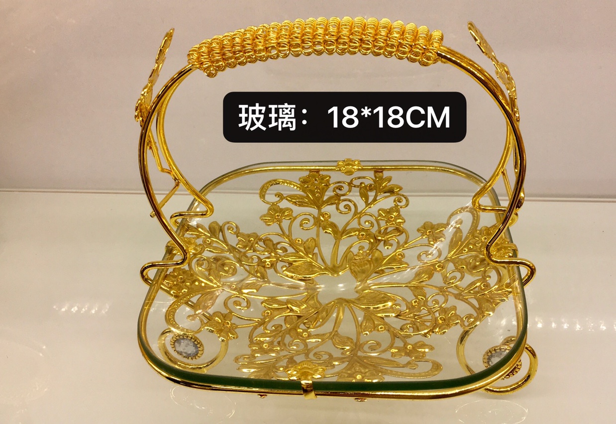 欧式铁艺水果篮创意可拆装水果盘水果收纳篮家居摆件
JGP121S-H产品图