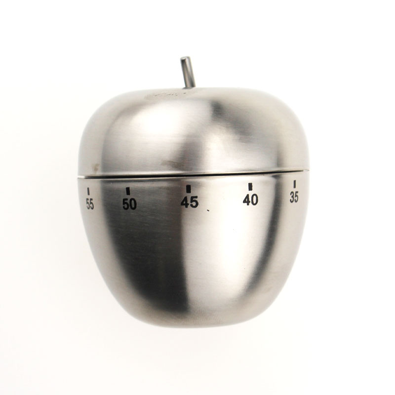 不锈钢厨房计时器 倒计时 厨房定时器学生机械式提醒器苹果定时器详情图2