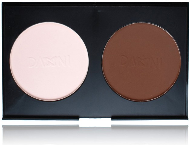 Yiwu's top-selling domestic manufacturer wholesals two-color contouring plates, shadow side shadows, and high-gloss powder compactions detail image 8