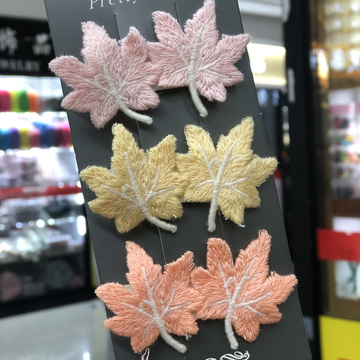 Popular simple leaf hair clips, top clips, elegant hair clips, headwear, bangs clips, bb clips, side clips, hair accessories Specification image