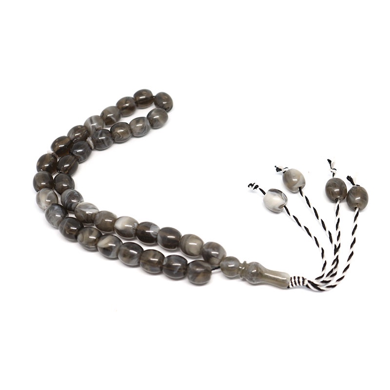 Focus on Muslim rosary beads plastic column two color rosary beads 33 manufacturers direct support color wholesale thumbnail