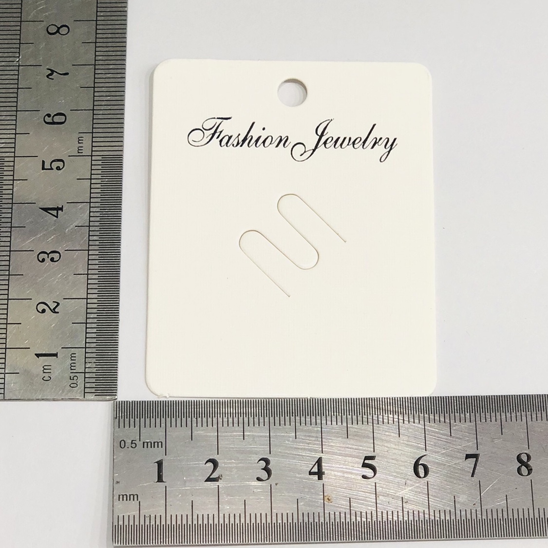 Factory direct sales of paper card jewelry packaging brooch cards 5.7*7 details Picture