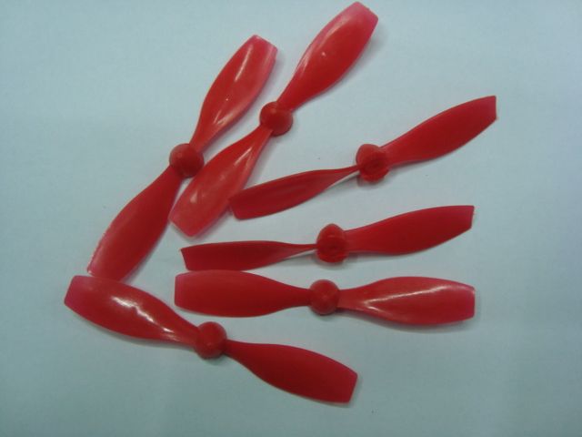 红色塑料风叶 风叶 风扇 塑料风叶 直径70mm风轮图
