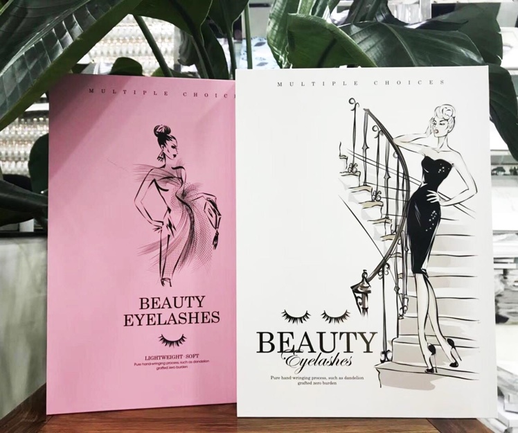 Eyelash extension display album, eyelash display stand, eyelash pattern making display album for beauty salons, exclusively for foreign trade details Picture