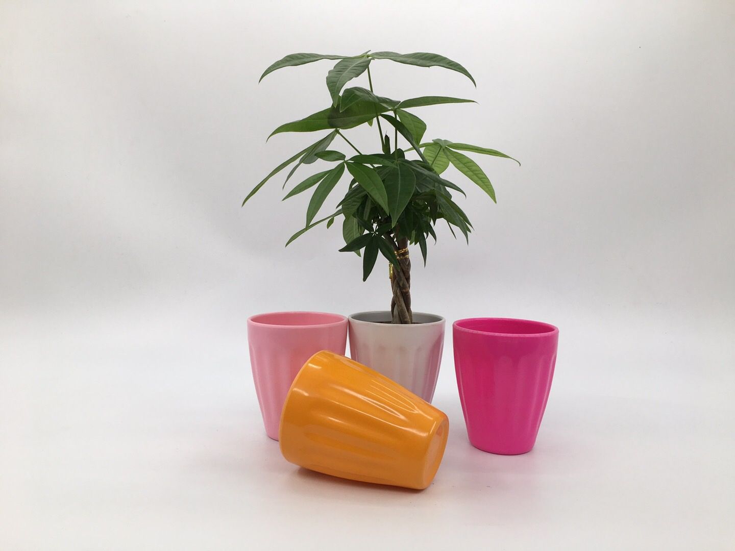 Factory direct plastic flowerpot Y468 melamine flowerpot Plastic flowerpot imitation porcelain flowerpot