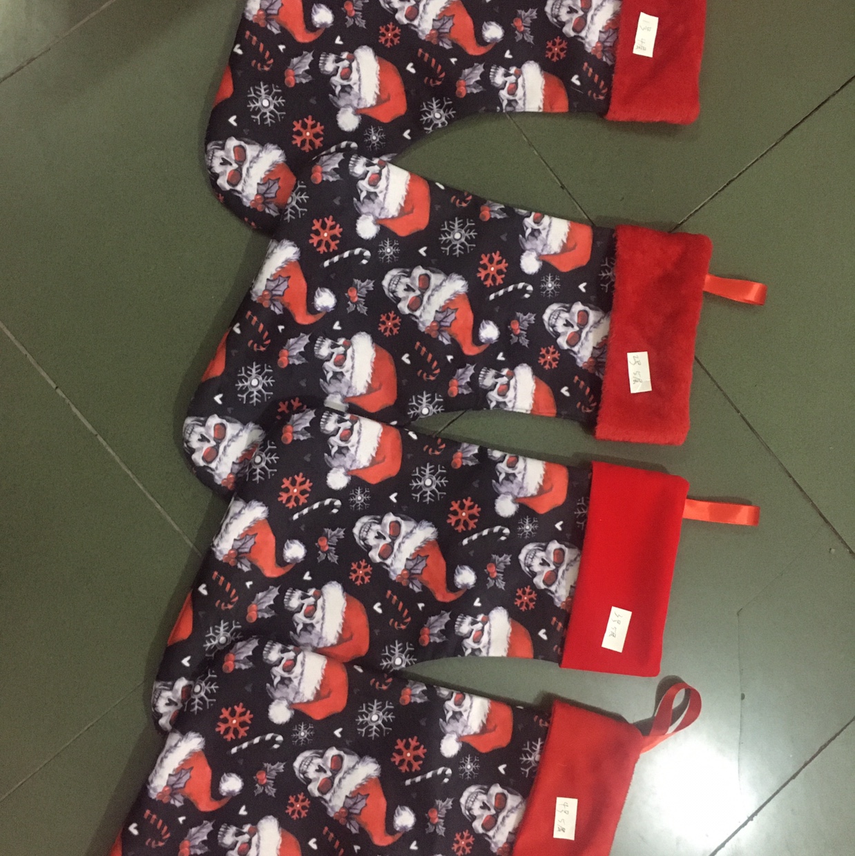 华仙工艺圣诞袜子大