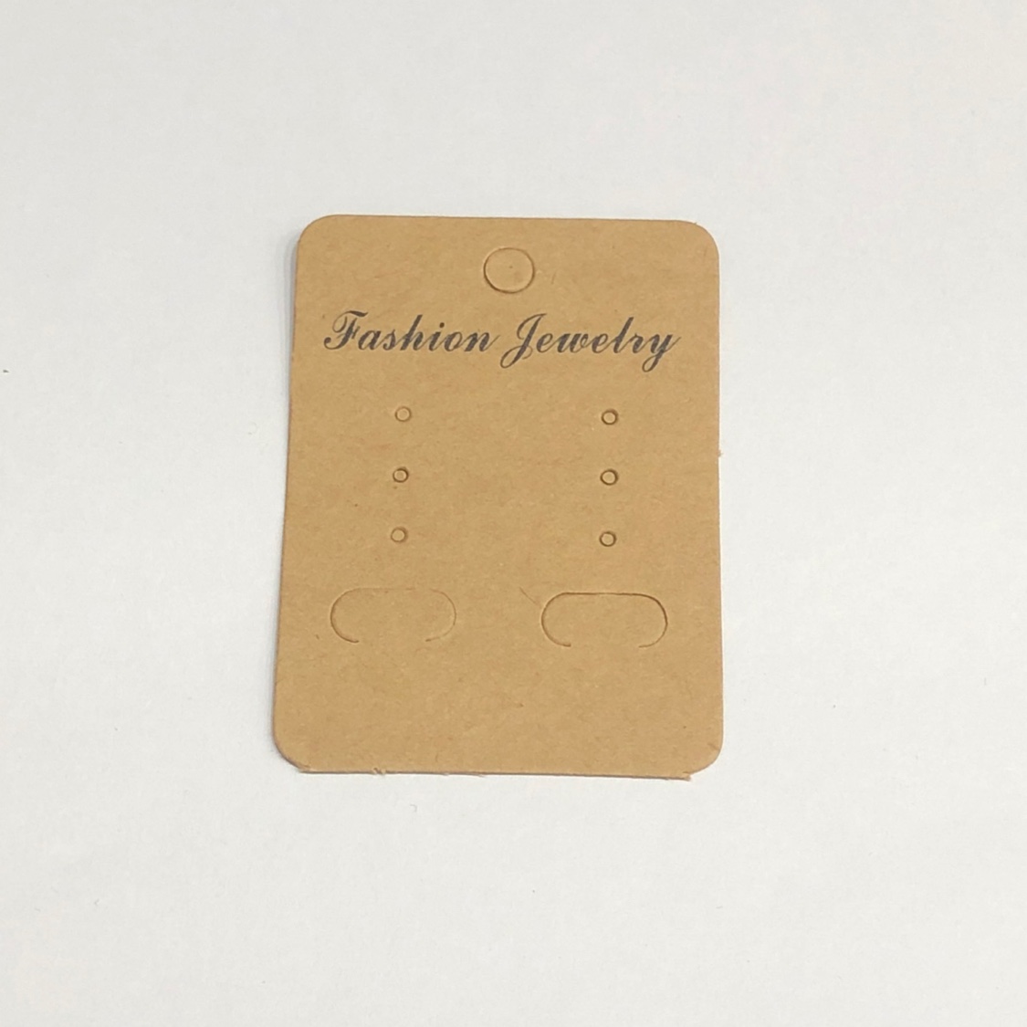 厂家直销纸质卡片饰品包装定制牛皮纸耳环卡5*7