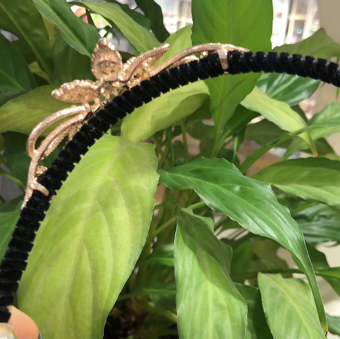 New Korean Fashion Pearl Rhinestone Alloy Head Band Hairpin Hairpin Jewelry New Korean Fashion Rhinestone Alloy Head Band Hairpin Jewelry 4 Specification drawing