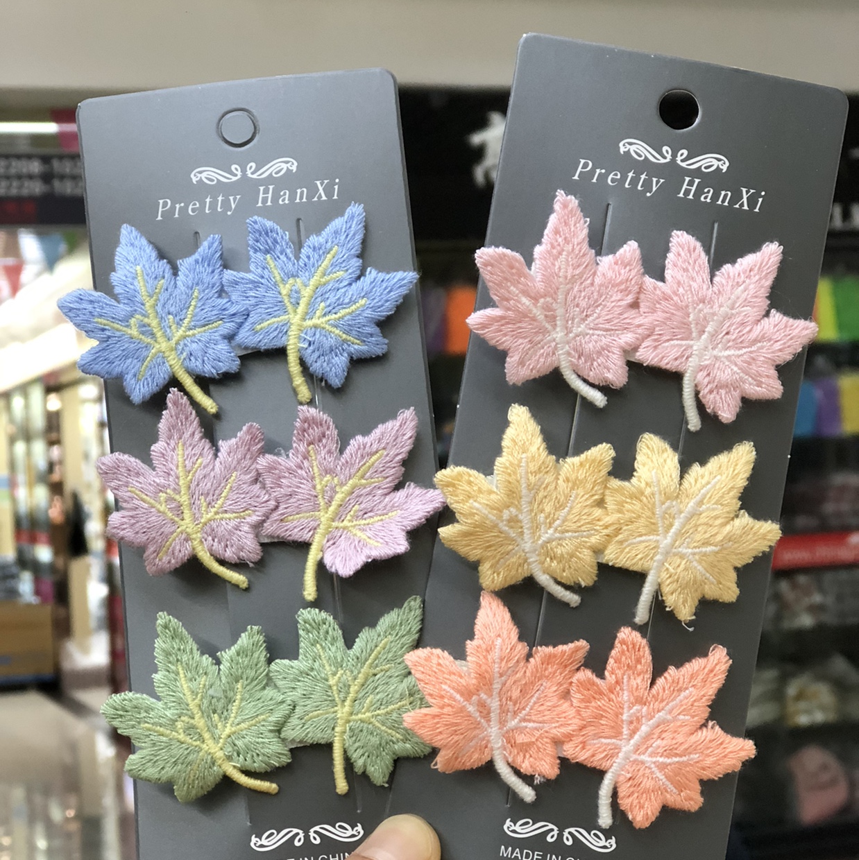 网红简约树叶发夹顶夹优雅发卡头饰刘海夹子bb夹侧边夹发饰