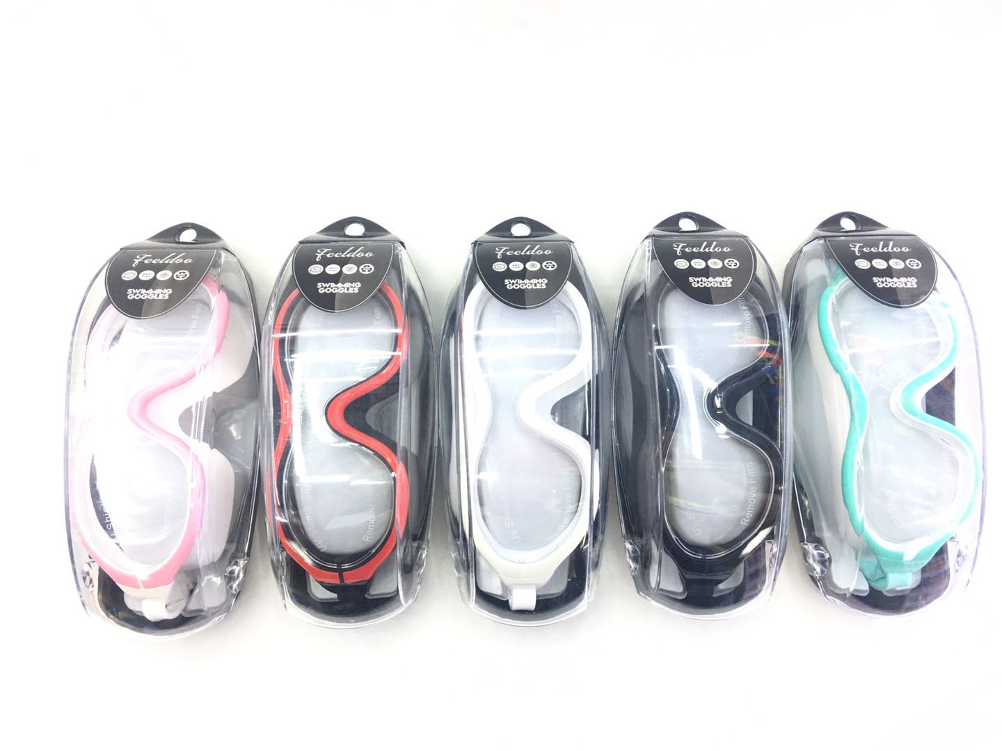 Yiwu adult Feiduo large-frame swimming goggles, silicone anti-fog swimming goggles, swimming glasses detail image 5